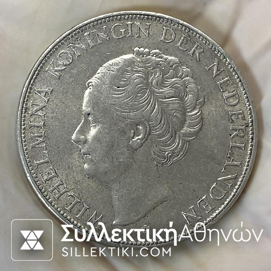 NETHERLAND  2 1/2 Gulden 1932